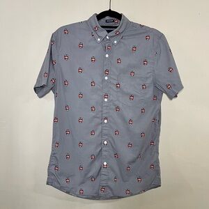 American Eagle Outfitters Crushin’ It Short Sleeve Button Down Size Small